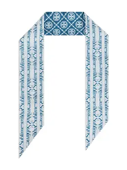 Tory Burch: Шарф с принтом 