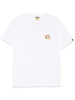A BATHING APE®: Белая футболка 