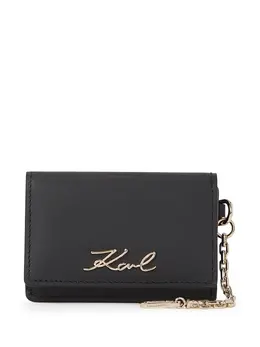 Karl Lagerfeld: Чёрный картхолдер  K/Signature