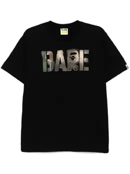 A BATHING APE®: Чёрная футболка 