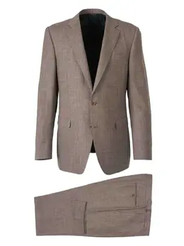 Canali: Коричневый костюм 