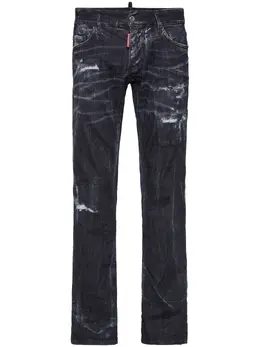 DSQUARED2: Чёрные джинсы  Skater
