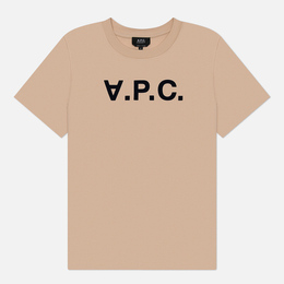 A.P.C.: Бежевая футболка 