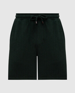 ISAIA: Зелёные шорты 