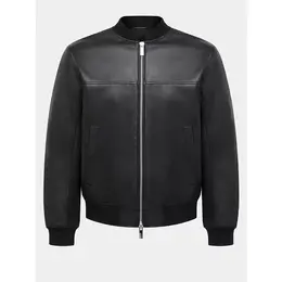 Armani Exchange: Чёрная куртка 