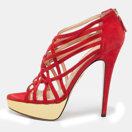 Charlotte Olympia: Красные сандалии 