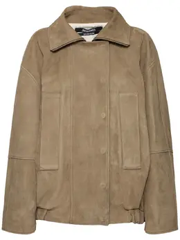 JACQUEMUS: Кожаная куртка  Le Blouson
