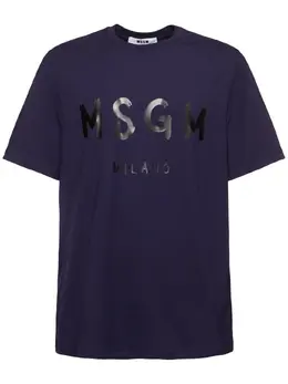 MSGM: Футболка с принтом 