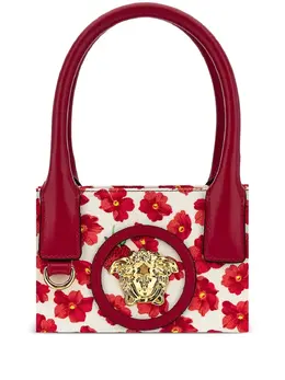 Versace: Белая сумка-шоппер  La Medusa