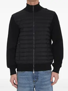 Moncler: Чёрный кардиган 