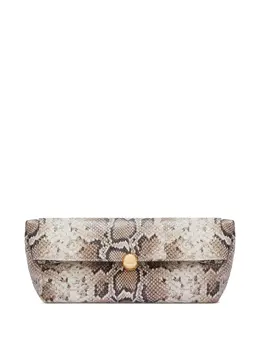 Furla: Коричневый клатч 