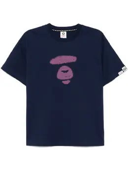 AAPE BY *A BATHING APE®: Синяя футболка 