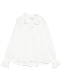 alice + olivia: Белая блуза 