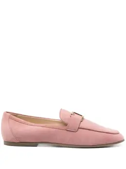 Tod's: Розовые лоферы  T Timeless