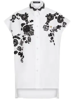 Dolce & Gabbana: Кружевная рубашка 