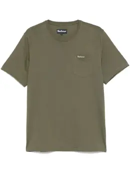 Barbour: Зелёная футболка 