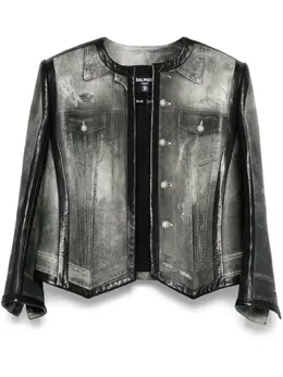 Balmain: Джинсовая куртка 