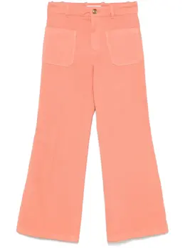 Chloé: Оранжевые брюки 