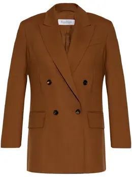 Max Mara: Коричневый жакет 