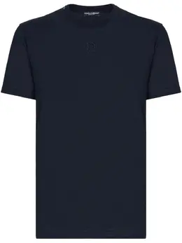 Dolce & Gabbana: Шёлковая футболка  T