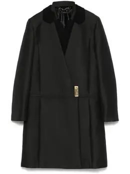 Gucci Pre-Owned: Чёрное пальто 