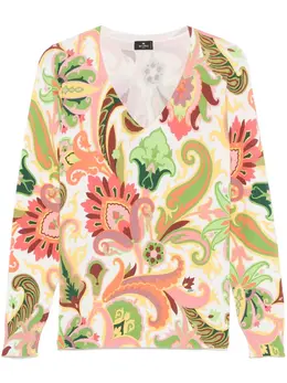 ETRO: Зелёный топ 