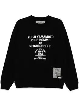 Yohji Yamamoto: Свитшот с длинным рукавом 
