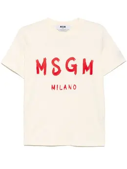 MSGM: Футболка с принтом 