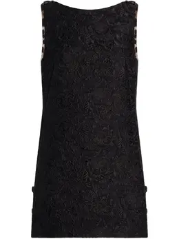Dolce & Gabbana: Платье с растительным принтом 