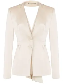 Alberta Ferretti: Атласный жакет 