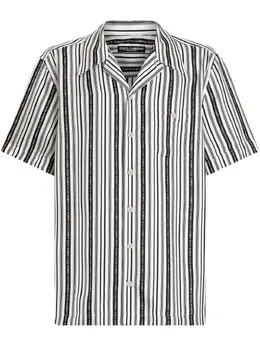 Dolce & Gabbana: Рубашка в полоску 