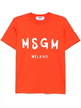 MSGM: Футболка с принтом 