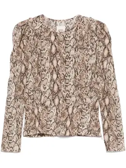 ISABEL MARANT: Бежевая блуза 
