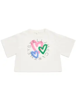 STELLA MCCARTNEY KIDS: Хлопковая футболка 
