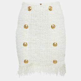 Balmain: Белая юбка 