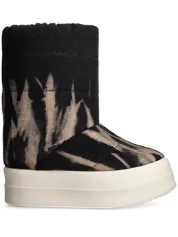 Rick Owens DRKSHDW: Чёрные ботинки 