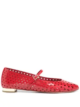 Aquazzura: Красные балетки 