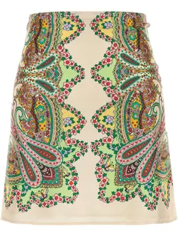 ETRO: Юбка с принтом 
