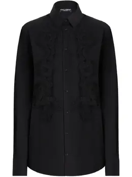 Dolce & Gabbana: Кружевная рубашка 