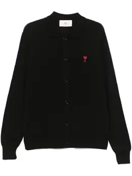 AMI Paris: Чёрный кардиган  Ami de Cœur
