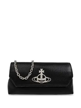 Vivienne Westwood: Чёрный клатч  Orb