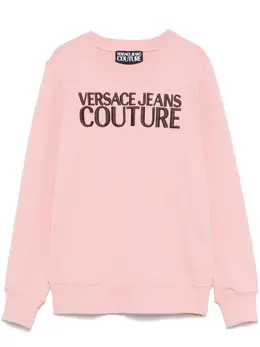 Versace Jeans Couture: Розовый свитшот 