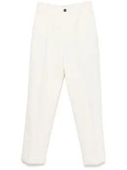 Jacquemus: Белые брюки 