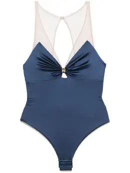 Elisabetta Franchi: Синий боди 