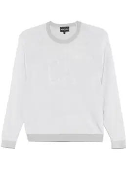 Emporio Armani: Жаккардовый свитер 
