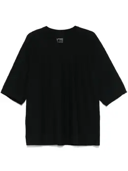 Homme Plissé Issey Miyake: Чёрная футболка 