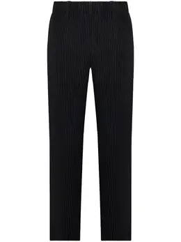 Homme Plissé Issey Miyake: Чёрные брюки 