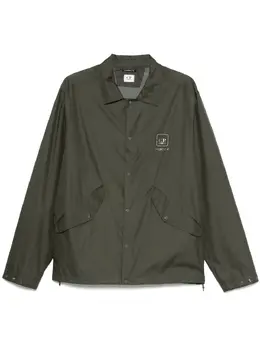 C.P. Company: Рубашка цвета хаки 