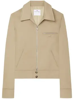 Courrèges: Бежевая куртка 