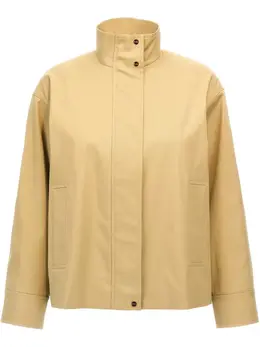 Max Mara: Бежевая куртка 